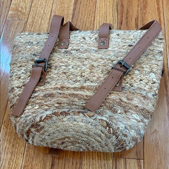 XIX Palms Handbags - XIX Palms Jute Cooler Backpack